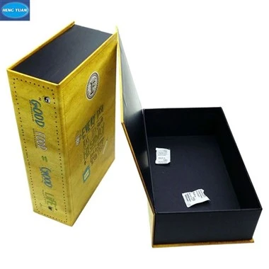جعبه شکل کتاب مقوایی سفارشی